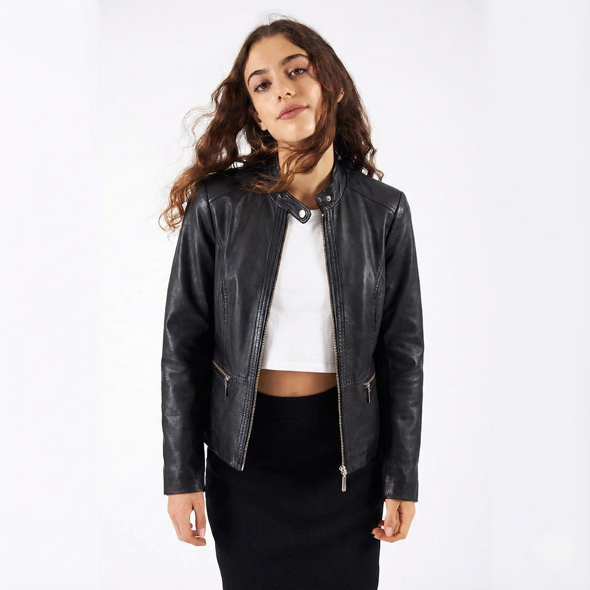 Violet Jacket / Cowhide Leather