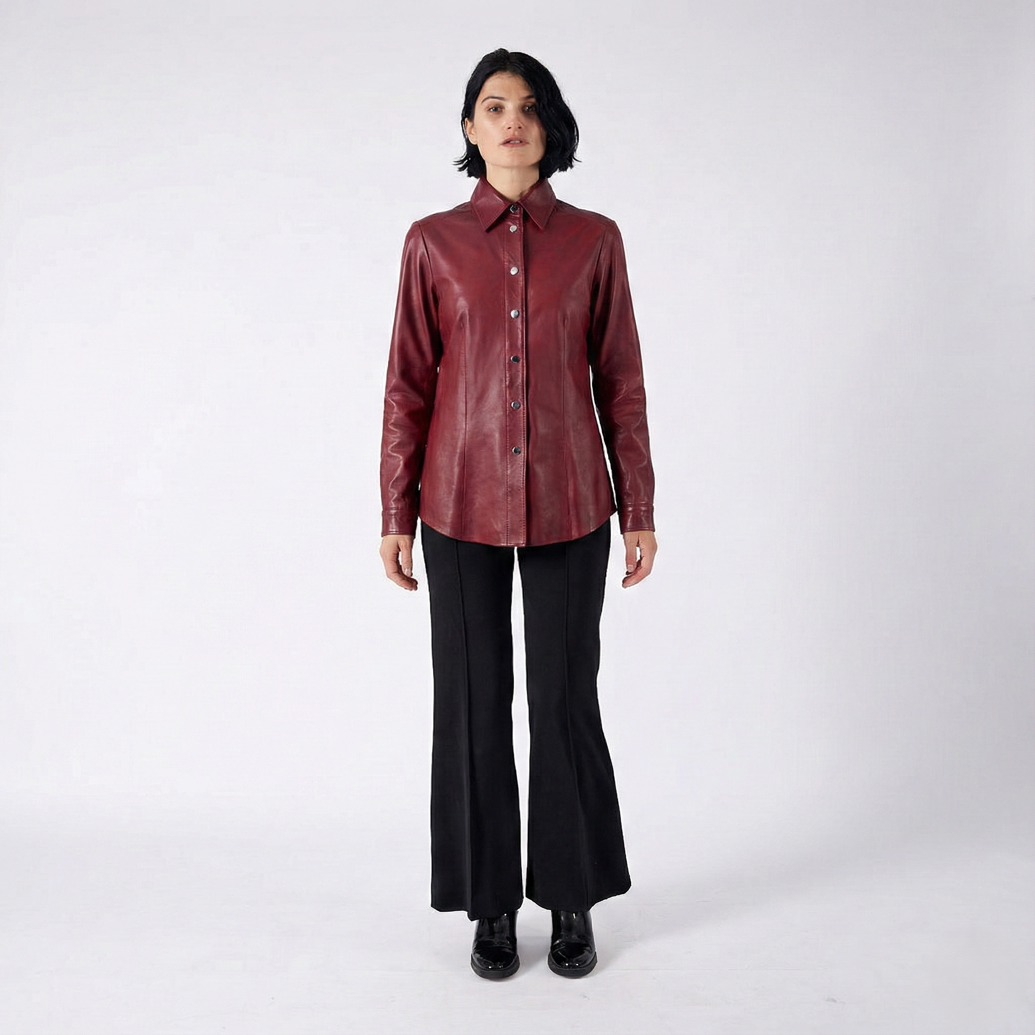 MARIA Shirt / Kidskin Leather