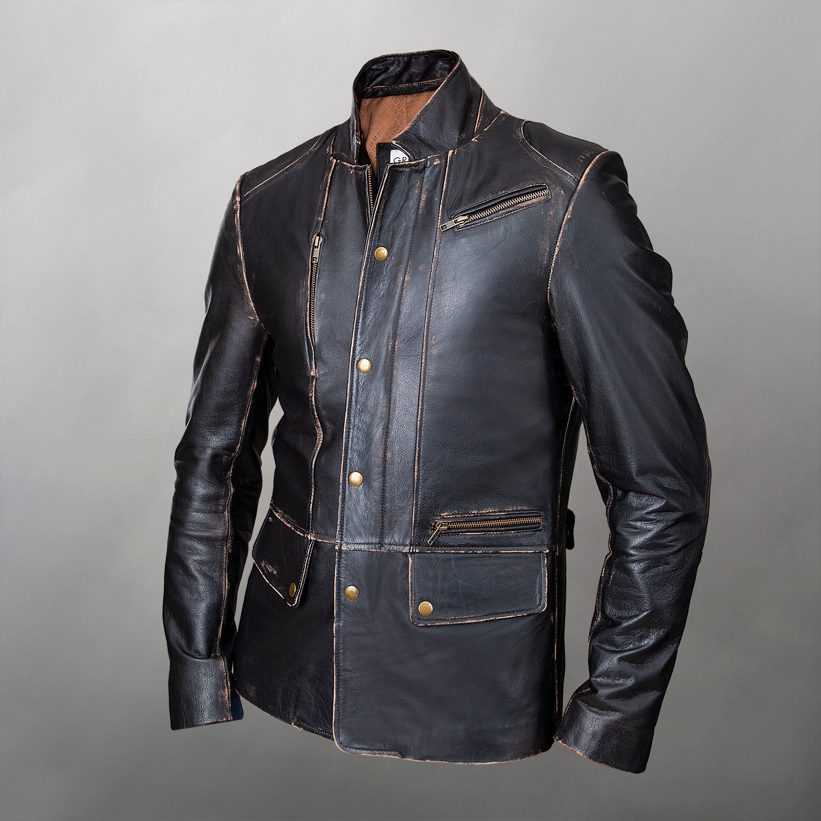 VIGO Jacket / Worn Cowhide Leather